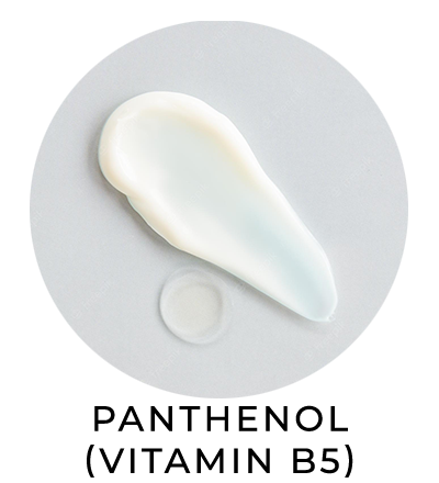 Panthenol (Vitamin B5), a natural ingredient used in cosmetics and hair care products such as NobuLash Mascara, Eyelash Growth Serum and NobuBrow Eyebrow Conditioner